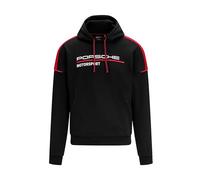 Stitched Motorsport Herren Kapuzenpullover FW Schwarz