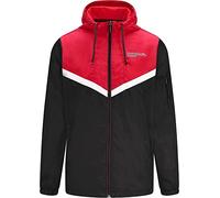 Stitched Porsche Motorsport FW Uni Windbreaker Jacke (Größe S), rot