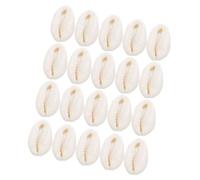 STOBAZA 40 Stück Muschelanhänger Unregelmäßige Conch Charme 15x22mm Selbstgemacht Schmuck Anhänger Für Halskette Armband Ohrringe Zubehör