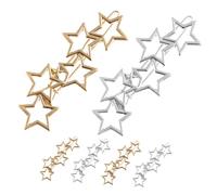 STOBAZA 6stücke Sternförmige Haarspangen Aus Legierung Dekorative Stern-haarclips Für Damen Kleine Haarnadeln Zum Stylen Und Abteilen Goldener Haarschmuck