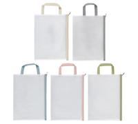 STOBAZA Aktentasche mit Reißverschluss 5stücke Dokumententasche für Dateien und Dokumente, vielseitig, A4 Format, PVC, 5er Pack, für Schreibwaren Sammlung