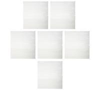 STOBAZA Durchsichtige Pvc Notebooktasche mit Reißverschluss 6 Stück Wasserfest und Fingerabdruckresistent Frosted Design für Schule und Büro