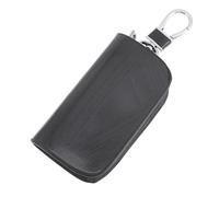 STOBAZA Schlüsseltasche aus Pu Leder mit Reißverschluss Stylisches Autoschlüssel Etui für Schnellen Verschluss und Exzellenten Griff Geeignet für Autoschlüssel und Fahrzeugschlüssel