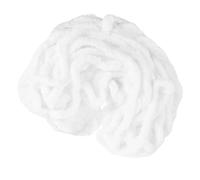 STOBOK Selbstgemacht Chenille Strickgarn Weiß Hautfreundliches Weiches Acrylgarn Zum Häkeln Nähen Und Heimwerkerbedarf