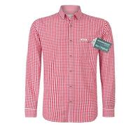 Stockerpoint Campos3 Herren Trachtenhemd, Rot, XXL