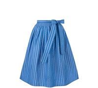 Stockerpoint Damen Claire Midi Dirndlschürze, blau, 46-50