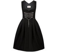 Stockerpoint Damen Adele Midi Midi Dirndl ohne Schürze, schwarz, 44