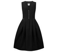 Stockerpoint Damen Elsa Midi Midi Dirndl ohne Schürze, schwarz, 36
