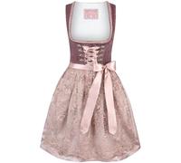 Wiesnwuid Loredana Damen Mini Dirndl, Aubergine, 38