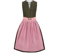 Stockerpoint Damen Dirndl Luana I Größe 32-48 I Bequemes Trachtenkleid mit Schürze & liebevollen Details I Atmungsaktiv & pflegeleicht I Perfekt für Trachten & Festlichkeiten