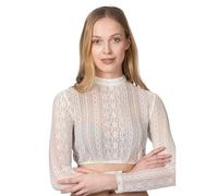 Stockerpoint Damen Zita Dirndlbluse, Creme, 44