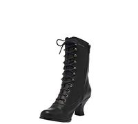 Stockerpoint Damen 4490 Kurzschaft Stiefel, Schwarz (schwarz nappa)