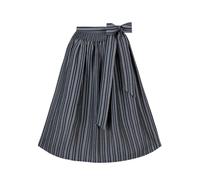 Stockerpoint Dirndlschürze Adelaide | 70 cm lange Dirndlschürze I Ornamentmuster im Längsstreifenlook I Mit Altsilber-Schließe I Vielseitig kombinierbar