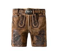 Stockerpoint Götterrabe Herren Trachtenlederhose, Tabak Gespeckt, 54