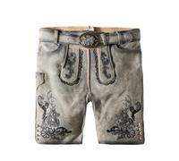 Stockerpoint Herren Hans Trachtenlederhose, rauch geäscht, 54