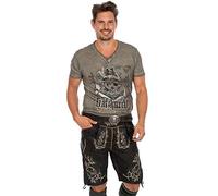 Stockerpoint Herren Hose Kramer Lederhose, per Pack Grau (Graphit Vintage Graphit Vintage), 44 (Herstellergröße: 44)