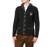 Stockerpoint Herren Jacke MH-440 Trachtenstrickjacke, per Pack Grau (anthrazit anthrazit), X-Small (Herstellergröße: 46)