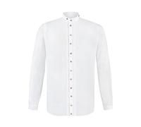 Stockerpoint Herren Julian Trachtenhemd, Weiss, S