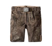 Stockerpoint Herren Bastian Trachtenlederhose, Kiesel gespeckt, 46