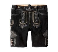 Stockerpoint Herren Lederhose Beppo4 I Größe 44-64 I Bequeme Trachtenhose in edler Hirschoptik mit Gürtel I Aus 100% hochwertigem Wildbockleder I Perfekt für Trachten & Festlichkeiten