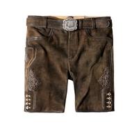 Stockerpoint Herren Lederhose Corbi4 I Größe 44-64 I Bequeme Trachtenhose in edler Hirschoptik inkl. Gürtel I Aus 100% hochwertigem Wildbockleder I Perfekt für Trachten & Festlichkeiten