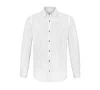 Stockerpoint Herren Peter Trachtenhemd, Weiss grün, L