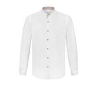 Stockerpoint Herren Salto Trachtenhemd, Weiss grau, M