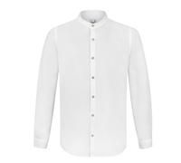 Stockerpoint Herren Friedrich Trachtenhemd, Weiss, XL