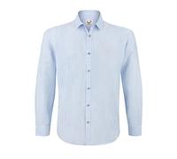 Stockerpoint Herren Trachtenhemd Ralf Hemd, Hellblau, XL EU