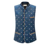Stockerpoint Herren Trachtenweste Calzado | Größen 44-64 | Traditionelle & hochwertige Weste mit verstellbarem Riegel I Perfekt für Trachten & Festlichkeiten