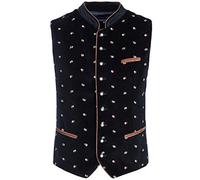 Stockerpoint Herren Trachtenweste Calzado, Schwarz (schwarz), 60