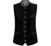 Stockerpoint Herren Trachtenweste Lorenzo I Größen 46-64 I Traditionelle & hochwertige Weste mit verstellbarem Riegel I Perfekt für Trachten & Festlichkeiten