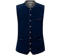 Bergfeuer Herren Lorenzo Trachtenweste, Indigo, 64 EU