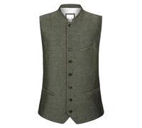 Stockerpoint Herren Trachtenweste Ottavio I Größen 44-60 I Traditionelle & hochwertige Weste mit verstellbarem Riegel I Perfekt für Trachten & Festlichkeiten