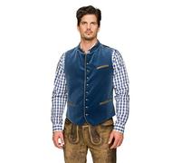 Stockerpoint Herren Trachtenweste Ricardo | Größen 44-64 | Traditionelle & hochwertige Weste mit verstellbarem Riegel I Perfekt für Trachten & Festlichkeiten