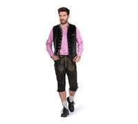 Stockerpoint Ricardo Herren Trachtenweste, Schwarz, 58