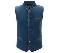 Stockerpoint Herren Trachtenweste Ricardo | Größen 44-64 | Traditionelle & hochwertige Weste mit verstellbarem Riegel I Perfekt für Trachten & Festlichkeiten