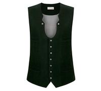 Stockerpoint Herren Trachtenweste Salerio I Größen 44-56 I Traditionelle & hochwertige Weste mit verstellbarem Riegel I Perfekt für Trachten & Festlichkeiten