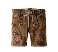 Stockerpoint Herren Umberto Trachtenlederhose, Tabak Vintage rot, 54