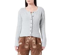 Stockerpoint Damen Juliette Trachtenstrickjacke, Rauchblau, 42
