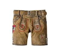 Stockerpoint Jungen Hose Austria jr. Lederhose, per Pack Mehrfarbig (hanf gespeckt hanf gespeckt), 110/116 (Herstellergröße: 110-116)