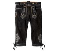 Stockerpoint Justin4 Herren Trachtenlederhose, Schwarz Gespeckt, 52