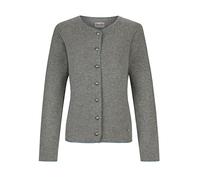 Stockerpoint Marissa Damen Trachtenstrickjacke, Grau Hellblau, 40