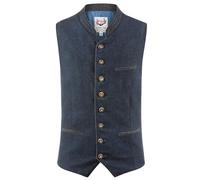 Stockerpoint Herren Weste Sirius Trachtenweste, Blau (Dunkelblau-Grau Dunkelblau-Grau), XX-Large (Herstellergröße: 56)