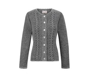 Stockerpoint Strickjacke Mabella I Größe 32-48 I Damen Jacke in elegantem Design mit Zopfmuster & Perlmuttknöpfen I Bequem & warm I Perfekt für Trachten & Festlichkeiten