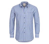 Stockerpoint Trachtenhemd OC-Franzl | kariert | modern Fit Blau L