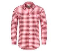 Stockerpoint Trachtenhemd OC-Franzl | kariert | modern Fit L Rot