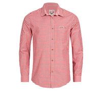 Stockerpoint Trachtenhemd OC-Martl | kariert | Comfort Fit L Rot