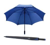 Stockregenschirm EUROSCHIRM "birdiepal rain", Damen, blau, Bezug: 100% Polyester, uni, Regenschirme Stockregenschirm, Regenschirm für Zwei, extra großes Dach in XXL-Größe (725368-0)