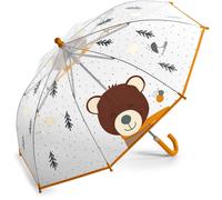 Stockregenschirm STERNTALER "Ben", Jungen, transparent, Bezug: 100% Polyethylen, Motiv, Regenschirme, für Kinder (43024112-0) transparent